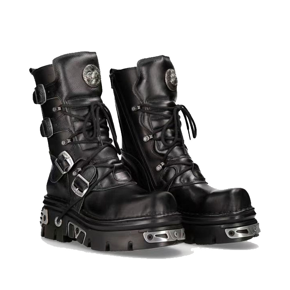 New Men's Punk Motorcycle Boot - Sewing Zipper incelemesi ve fiyatı