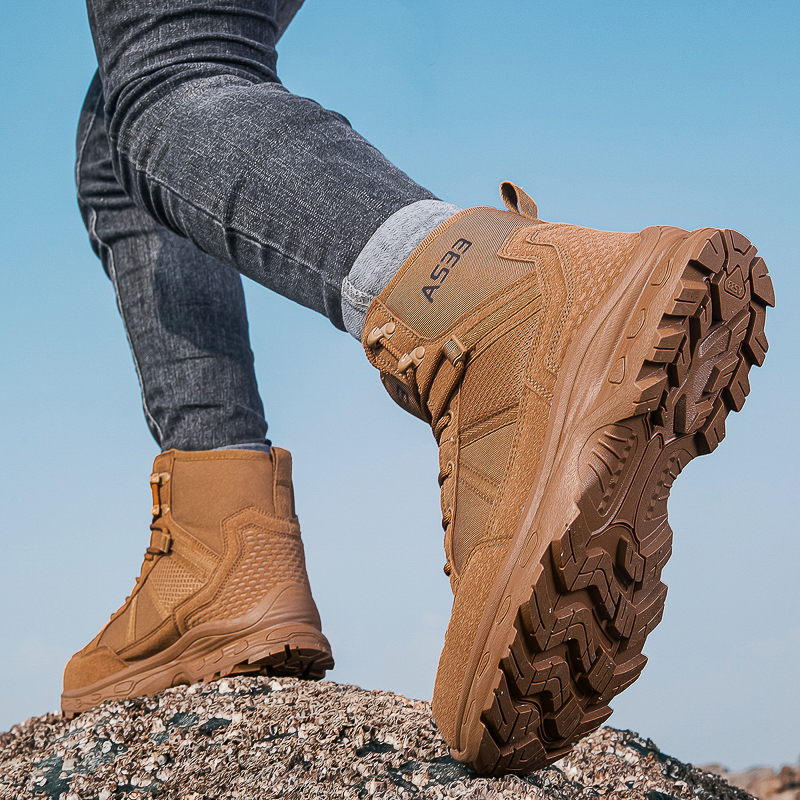 Men's Military Tactical Boots  - Sewing Zipper incelemesi ve fiyatı