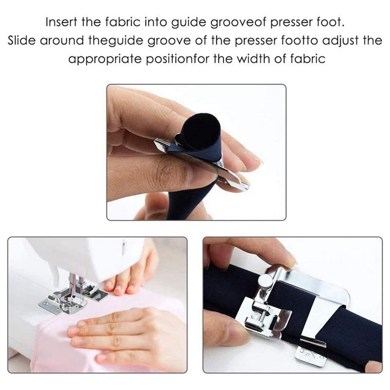 AA63 HOT 6 Pcs Rolled Hem Pres - Sewing Kit incelemesi ve fiyatı