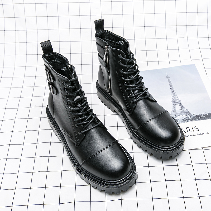 Brand Men's Naked Boots Fashio - Sewing Zipper incelemesi ve fiyatı