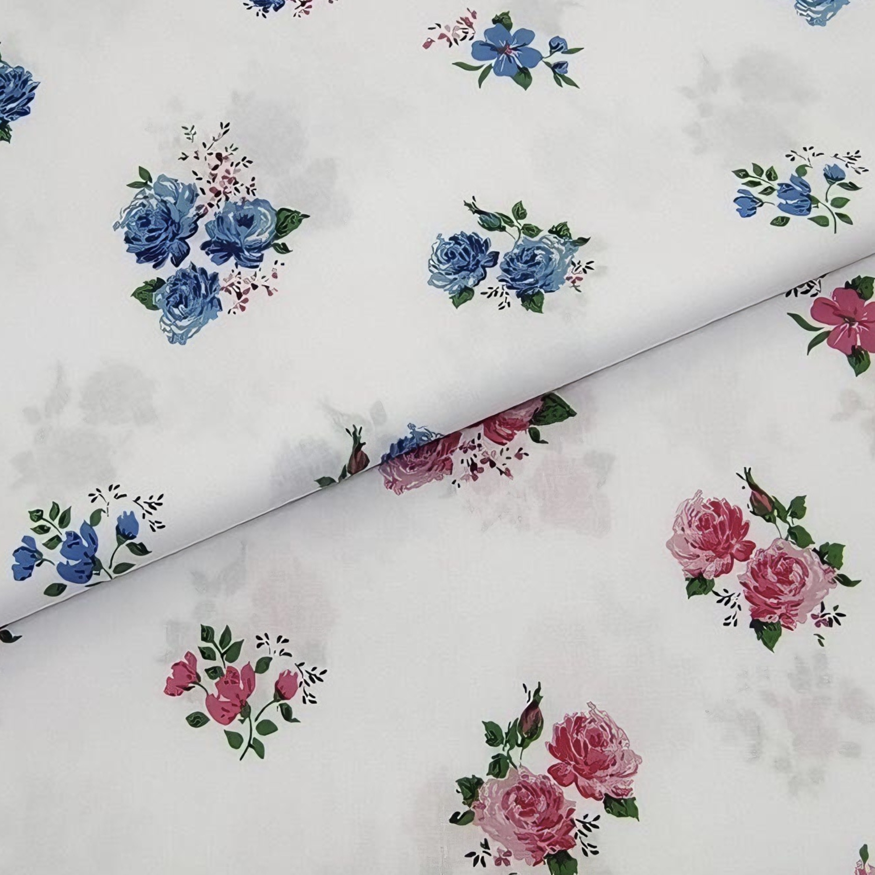 145x50cm Vintage Floral Printe - Vintage Sewing Textile incelemesi ve fiyatı