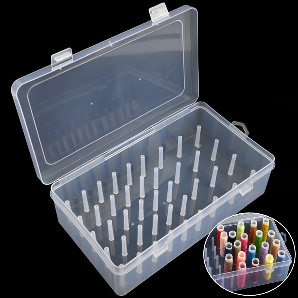 New Sewing Thread Box 42 Piece - Bobbin Organizer Box incelemesi ve fiyatı