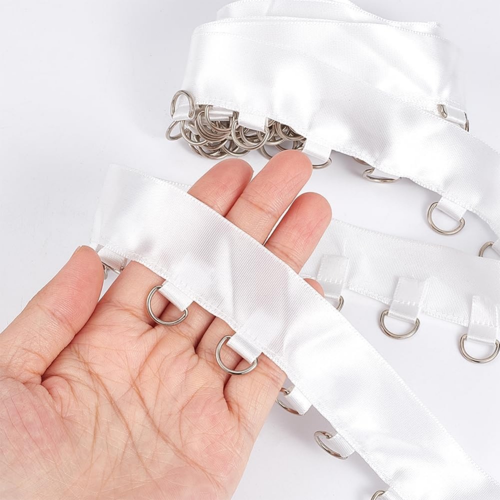 4 Yards White Grommet Trim wit - Sewing Kit incelemesi ve fiyatı