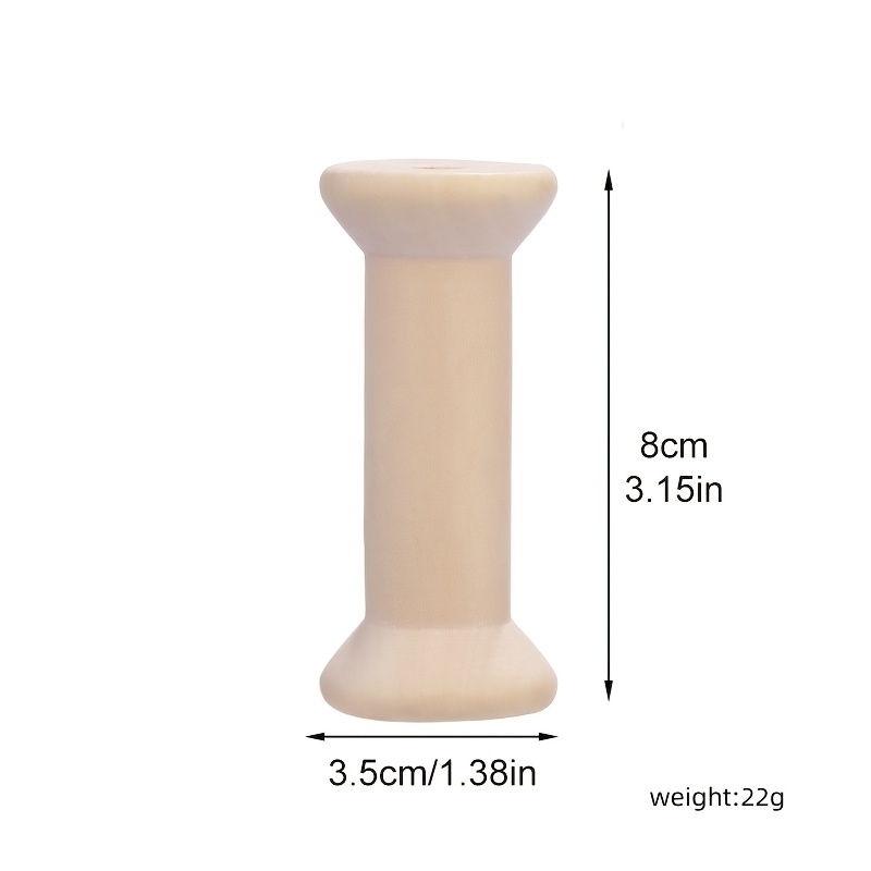 10pcs Wooden Spools Empty Bobb - Thread Bobbins Empty incelemesi ve fiyatı