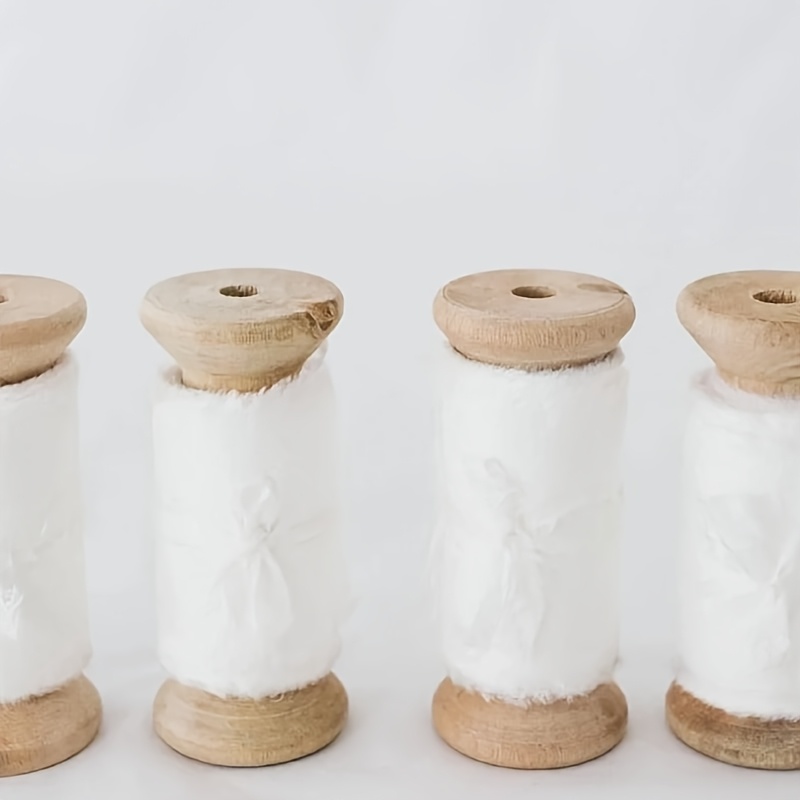10pcs Wooden Spools Empty Bobb - Thread Bobbins Empty incelemesi ve fiyatı