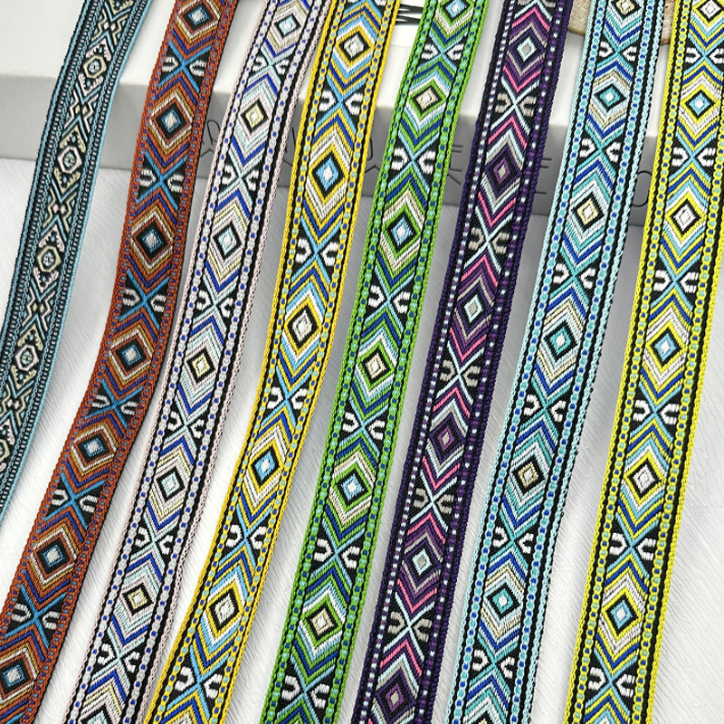 50 Yards 18-20mm Vintage Jacqu - Vintage Sewing Textile incelemesi ve fiyatı