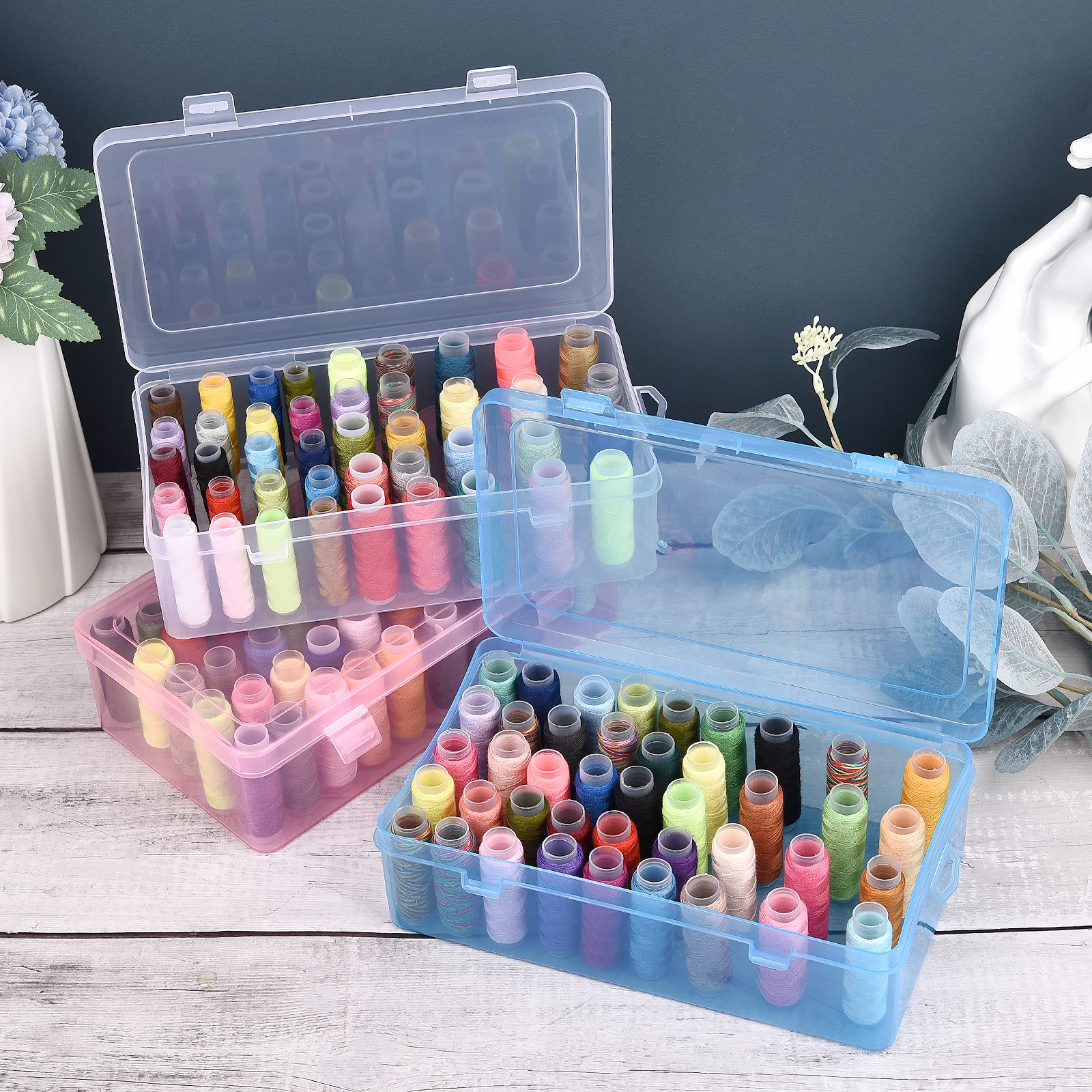 New 24 Grids Spool Organizer/4 - Bobbin Organizer Box incelemesi ve fiyatı