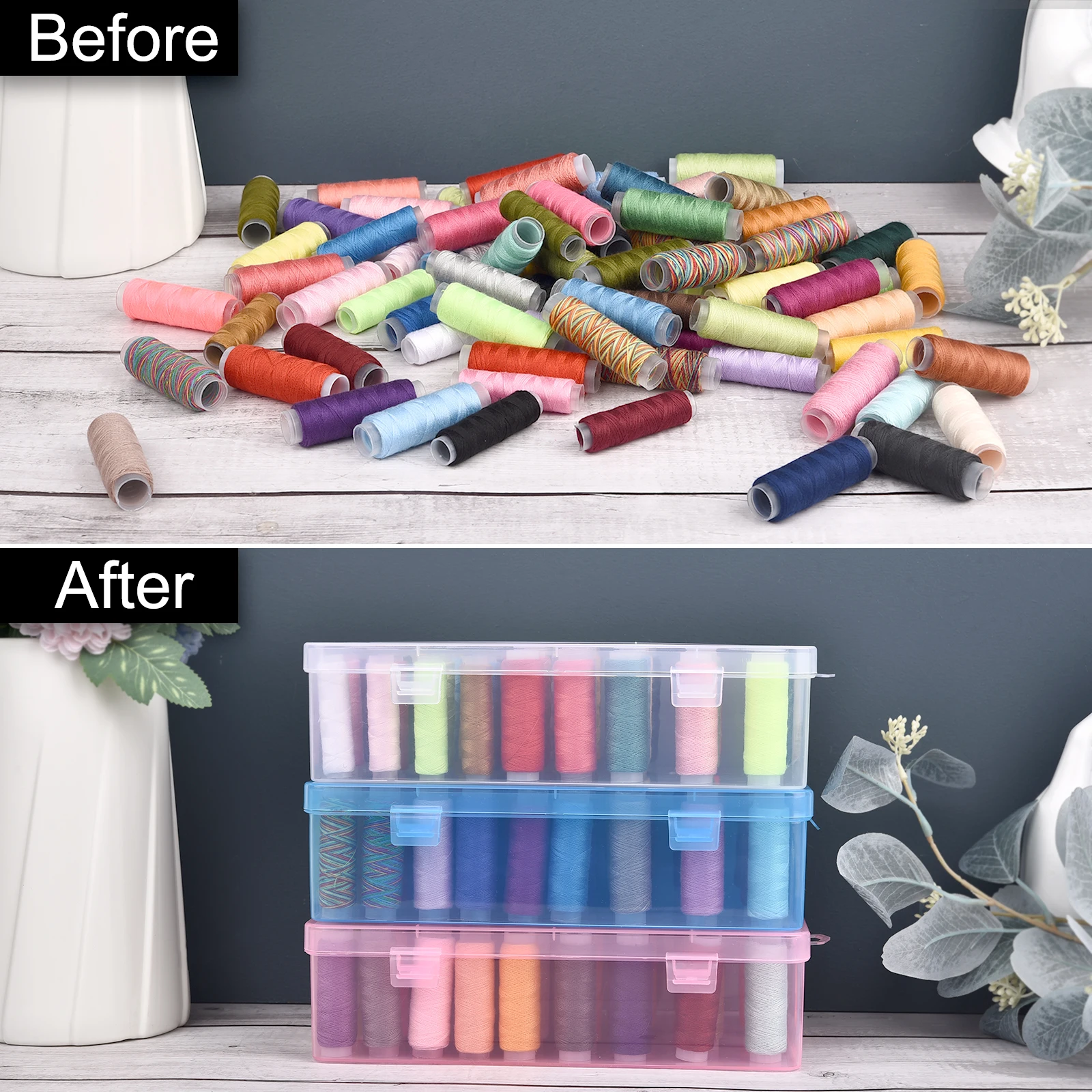 New 24 Grids Spool Organizer/4 - Bobbin Organizer Box incelemesi ve fiyatı