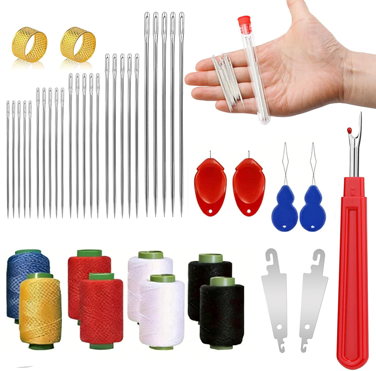 43pcs Big Eye Sewing Needle Ki - Sewing Kit incelemesi ve fiyatı