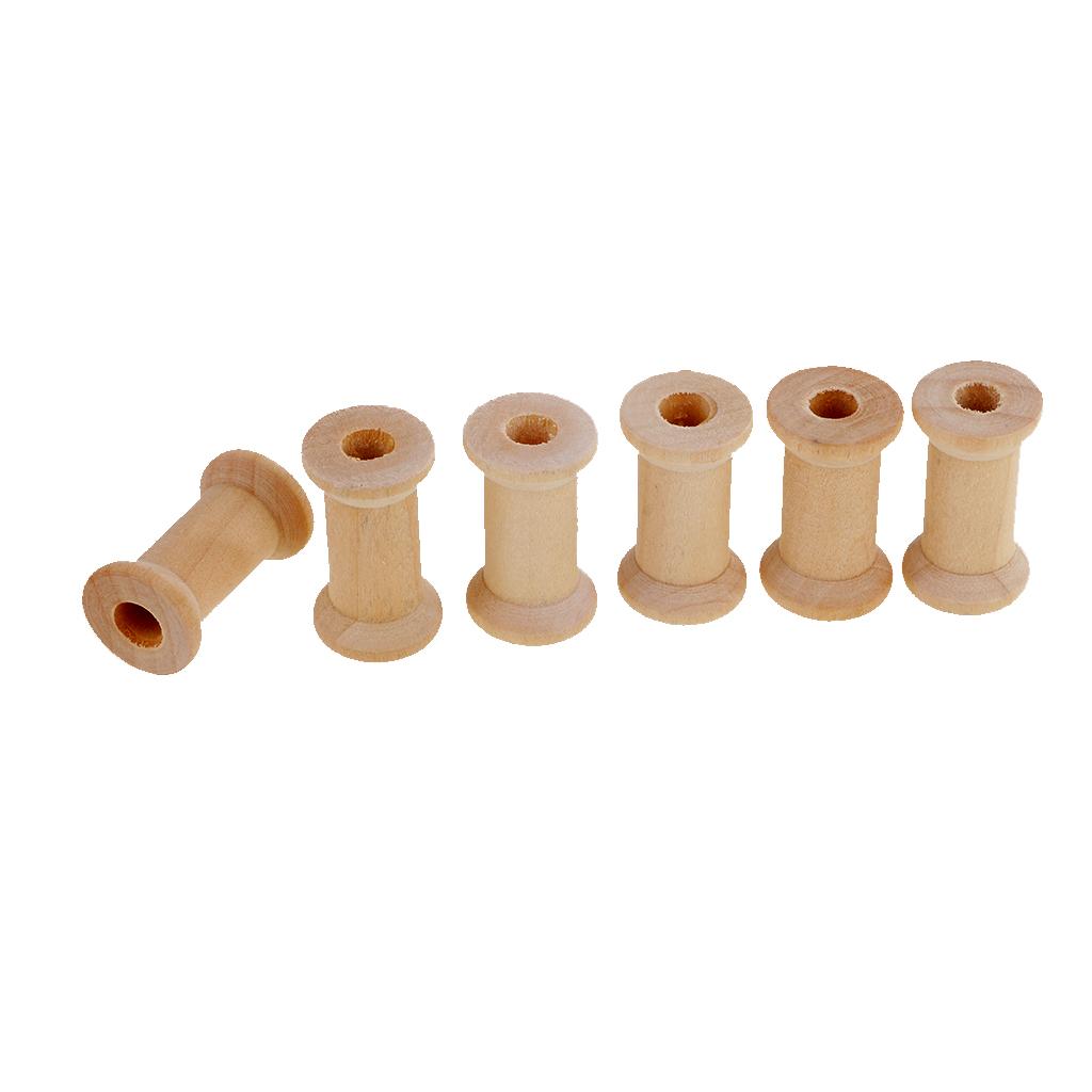Wooden Empty Bobbin Set 20 Pie - Thread Bobbins Empty incelemesi ve fiyatı