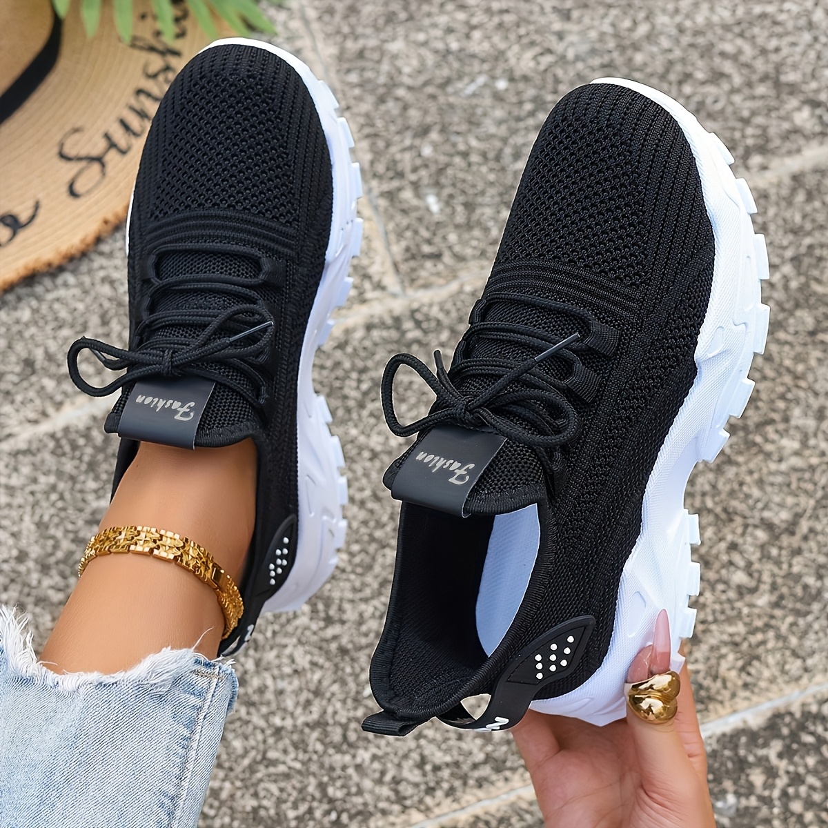 Breathable Knit Sneakers Fashi - Sewing Garment incelemesi ve fiyatı
