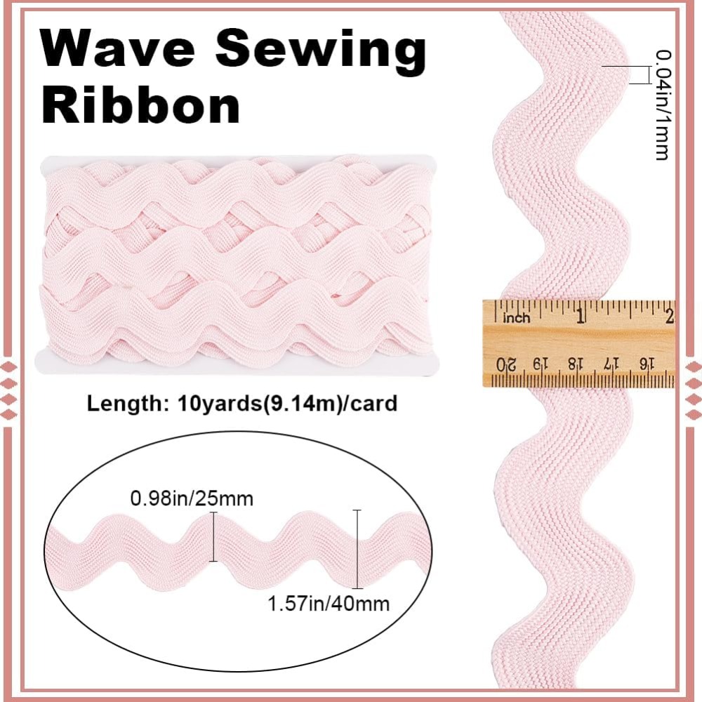 10 Yard 1.58 Inch Pink Rick Ra - Sewing Kit incelemesi ve fiyatı