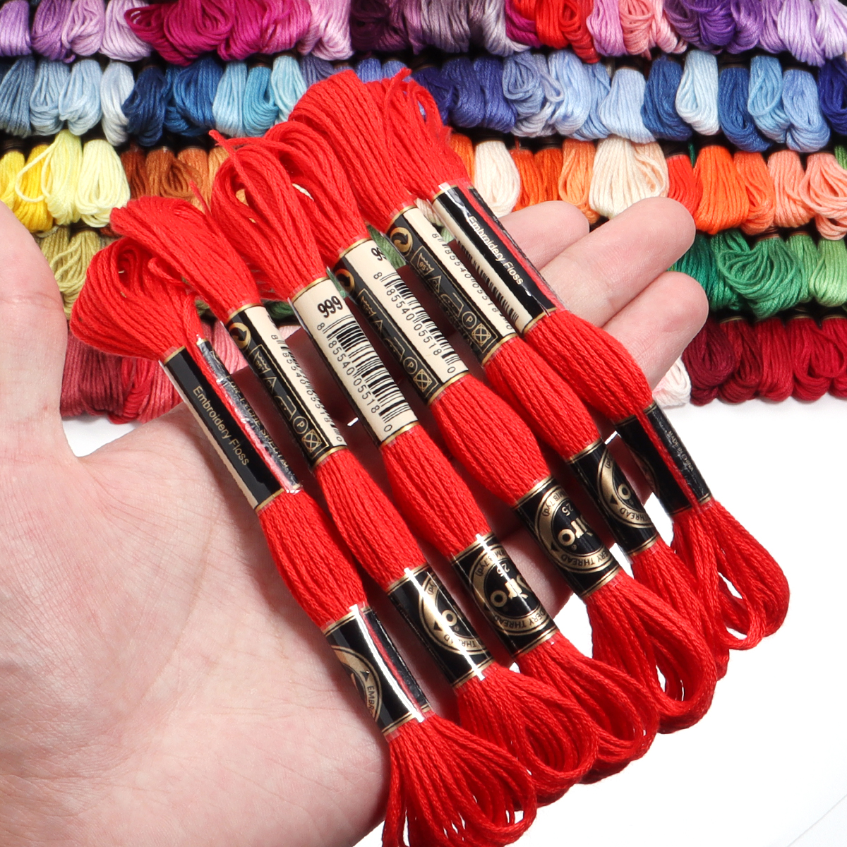 6Pcs/Lot Multicolor Polyester  - Sewing Kit incelemesi ve fiyatı