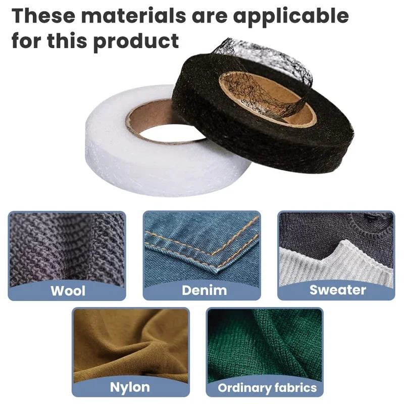 50M/Roll Double-sided Non-wove - Hem Tape Fusible incelemesi ve fiyatı