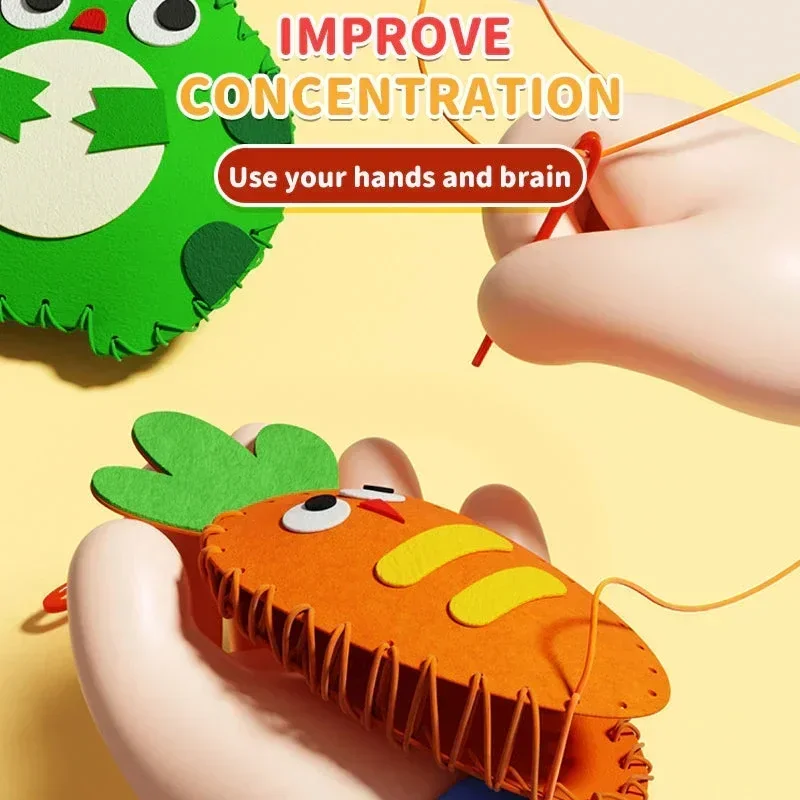 Diy Doll Sewing Toys Animal Fr - Sewing Thread In Textile incelemesi ve fiyatı