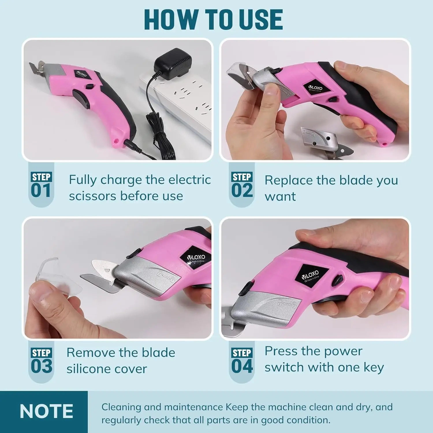 Cordless Electric Scissors Car - Pinking Shear Blade incelemesi ve fiyatı
