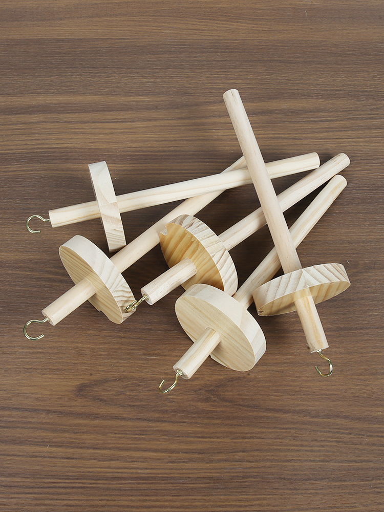 Wooden Spinning Mallet DIY Yar - Sewing Textiles incelemesi ve fiyatı