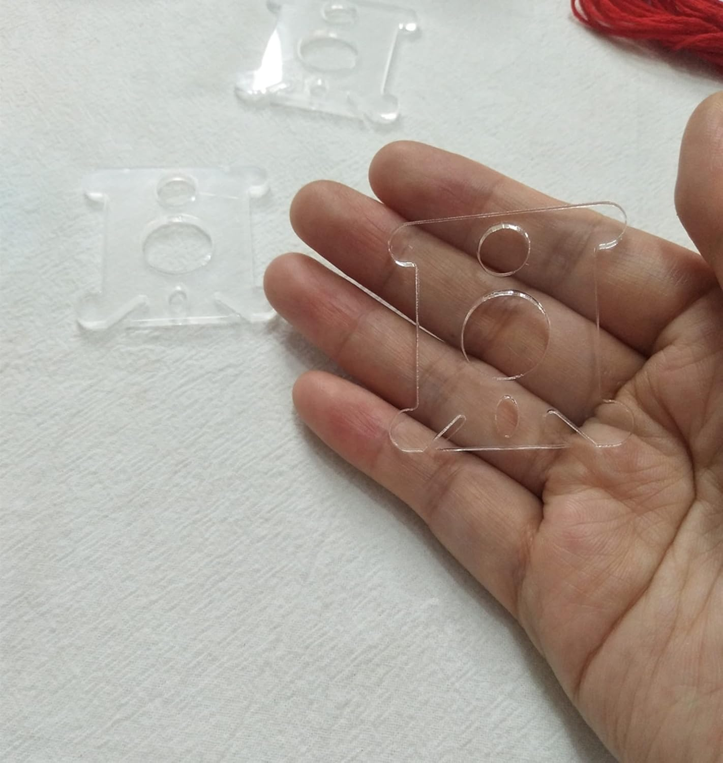 Clear Acrylic Bobbin Drops for - Bobbin Organizer Box incelemesi ve fiyatı