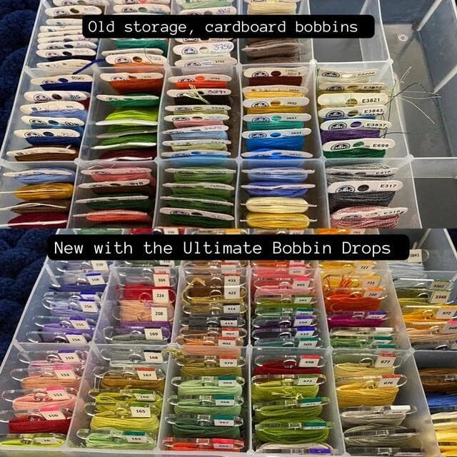 Clear Acrylic Bobbin Drops for - Bobbin Organizer Box incelemesi ve fiyatı