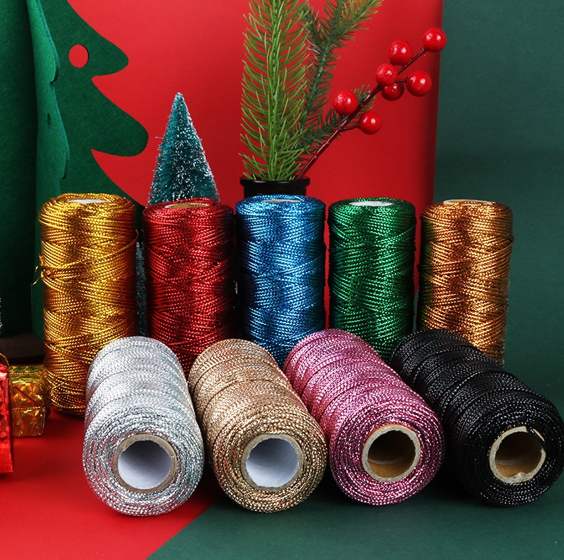 Gold and Silver Macrame Cord R - Sewing Thread In Textile incelemesi ve fiyatı