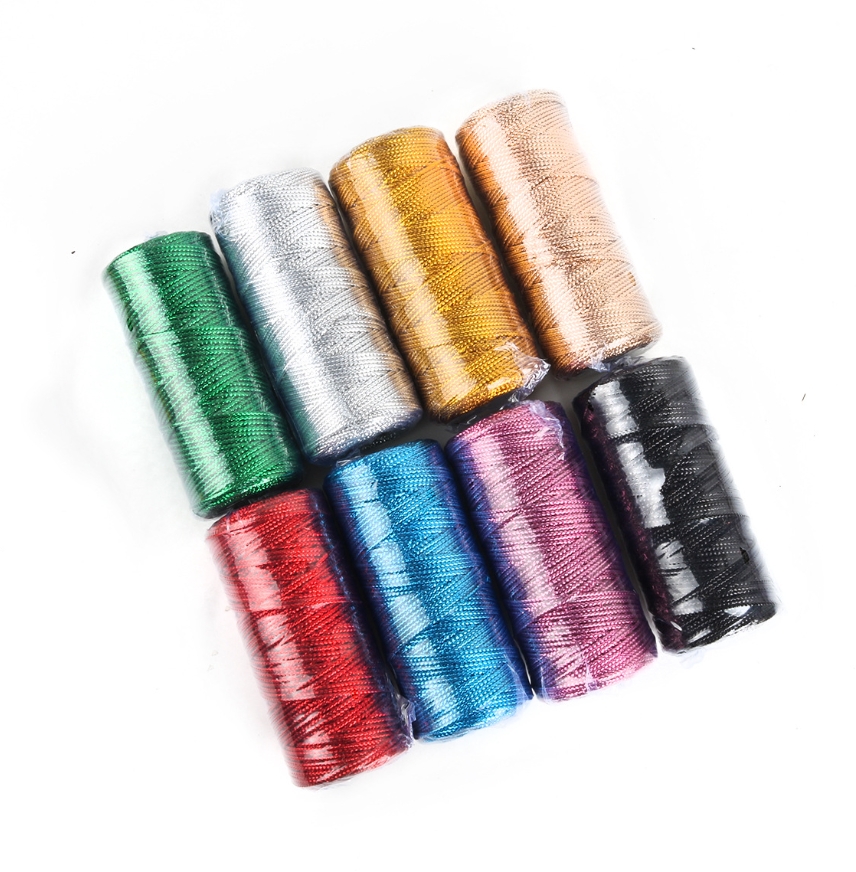 Gold and Silver Macrame Cord R - Sewing Thread In Textile incelemesi ve fiyatı