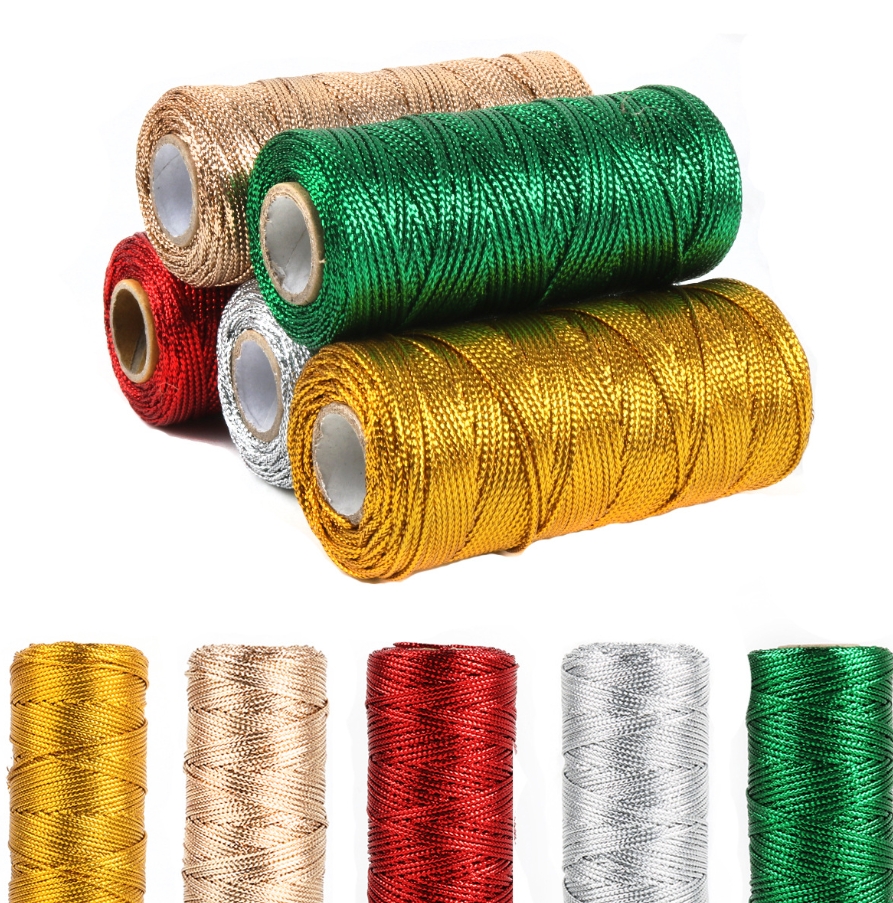 Gold and Silver Macrame Cord R - Sewing Thread In Textile incelemesi ve fiyatı