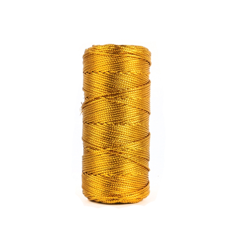 Gold and Silver Macrame Cord R - Sewing Thread In Textile incelemesi ve fiyatı