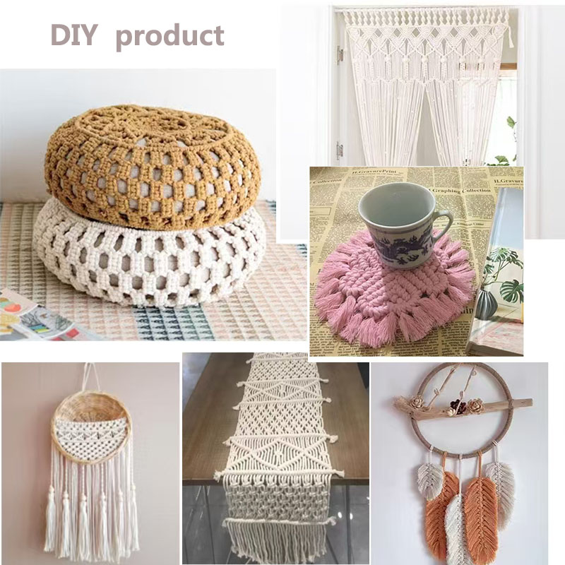 3mm 100M Macrame Cord Rope Cot - Sewing Thread In Textile incelemesi ve fiyatı