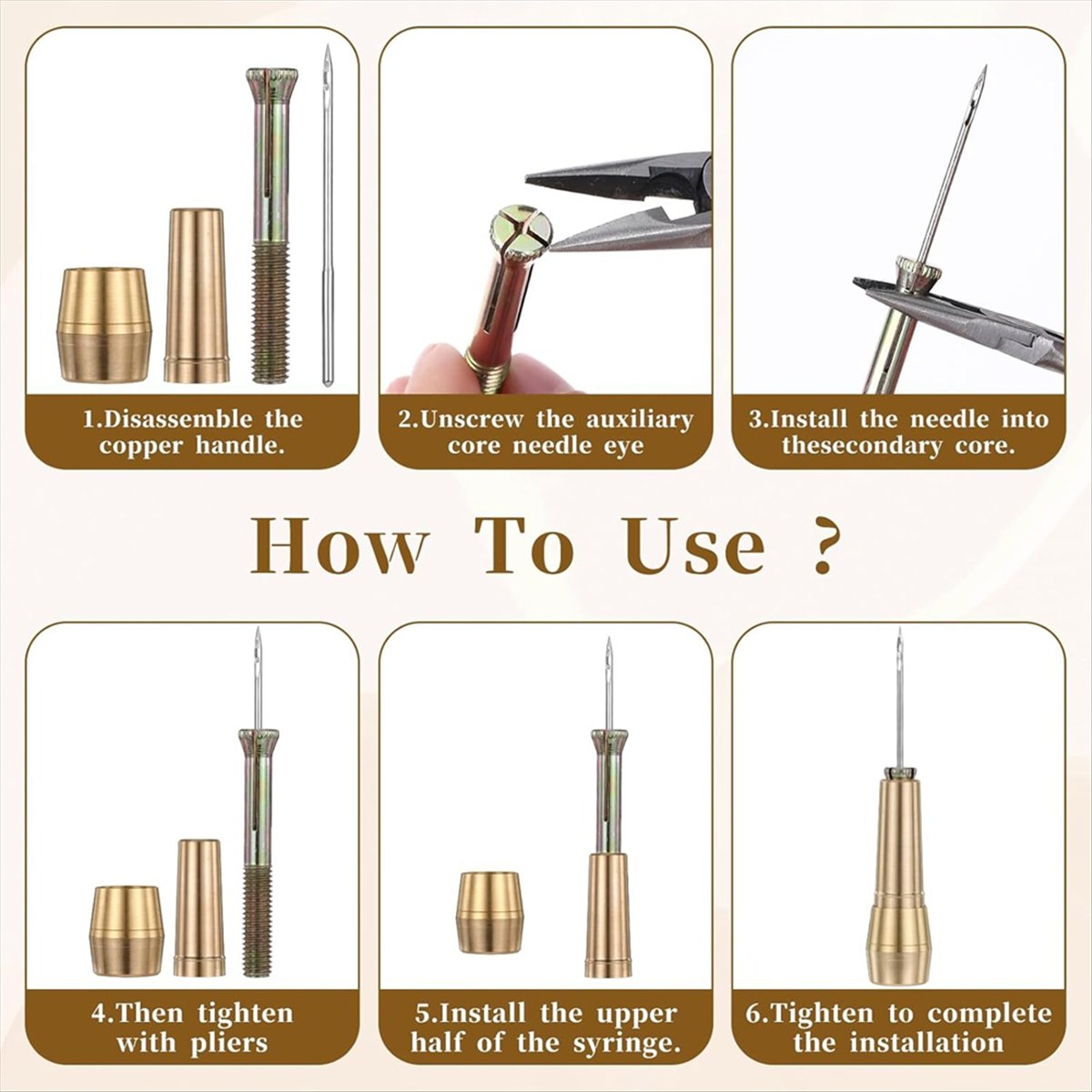 9pcs Leather Sewing Awl Kit wi - Sewing Kit incelemesi ve fiyatı