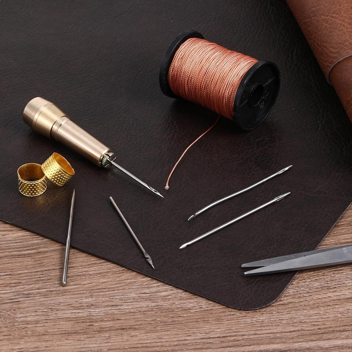 9pcs Leather Sewing Awl Kit wi - Sewing Kit incelemesi ve fiyatı