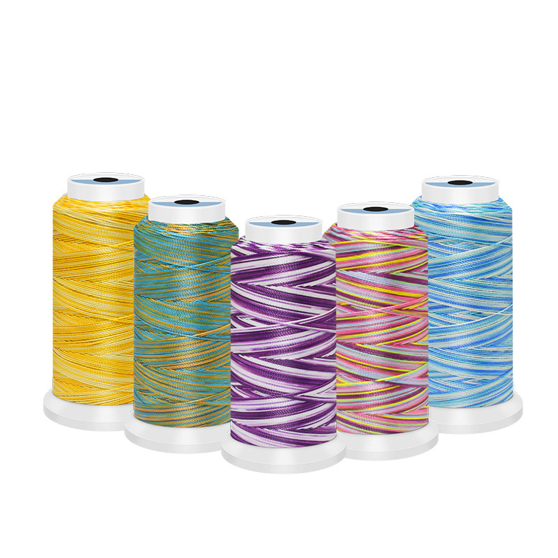 0.5/0.8/1mm Polyester Rainbow  - Sewing Thread In Textile incelemesi ve fiyatı
