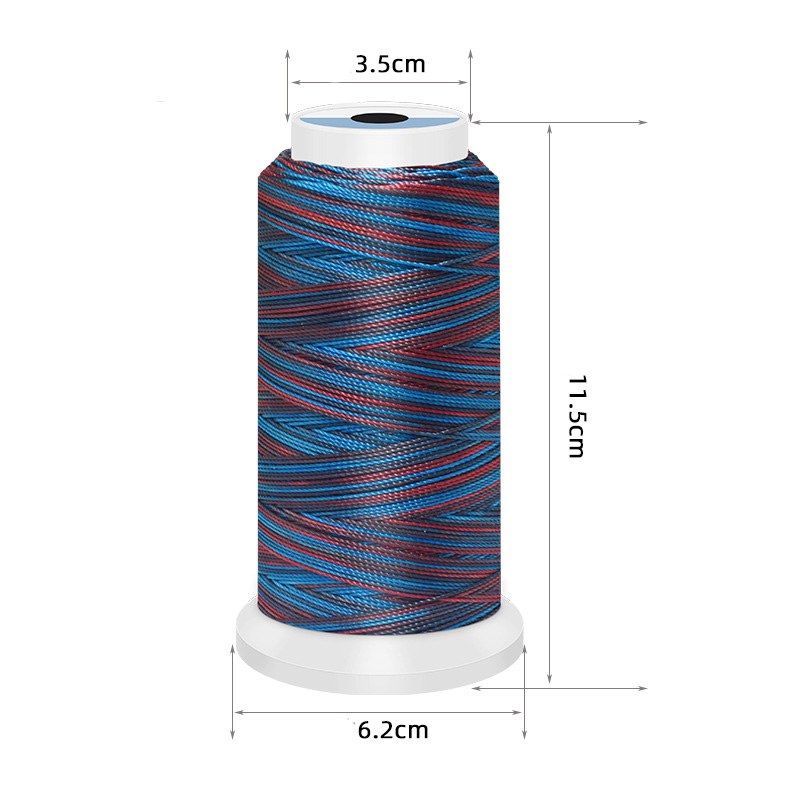 0.5/0.8/1mm Polyester Rainbow  - Sewing Thread In Textile incelemesi ve fiyatı