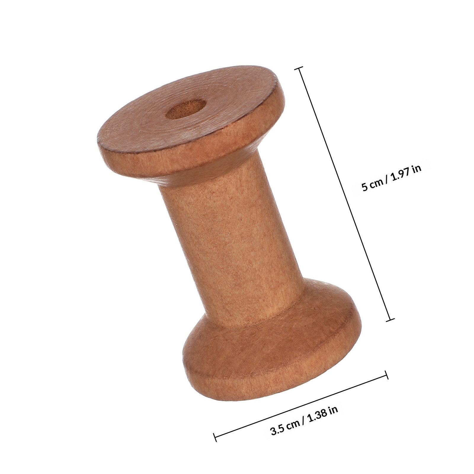 20Pcs Wooden Thread Holders Em - Thread Bobbins Empty incelemesi ve fiyatı