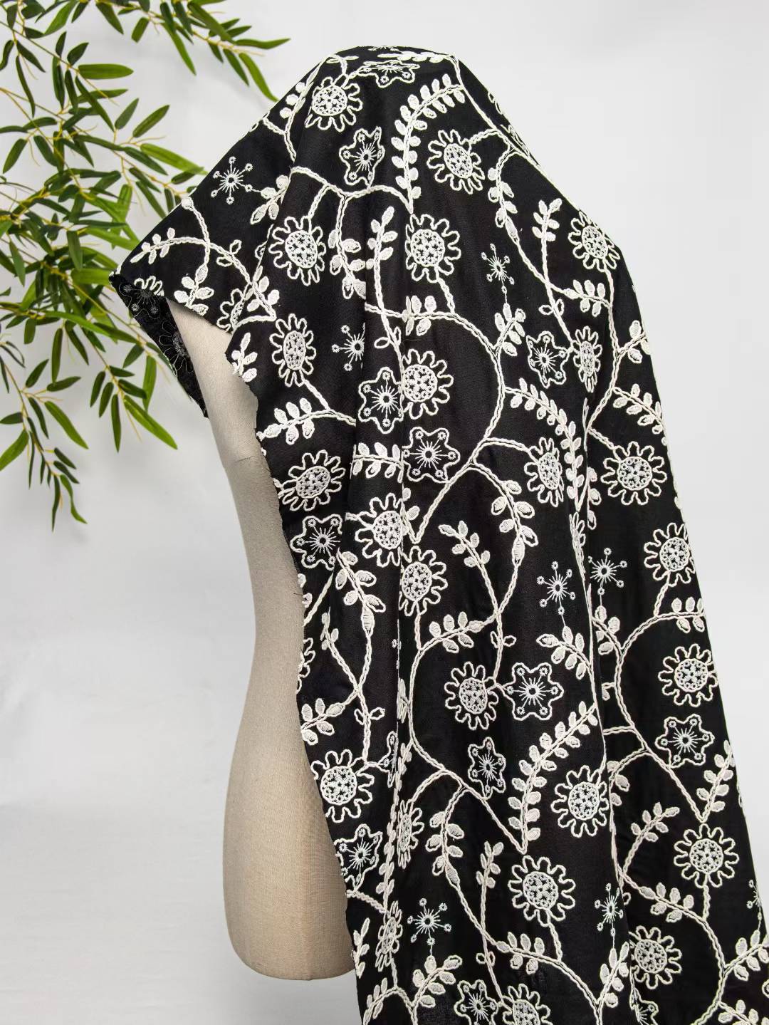 Vintage full-width embroidered - Vintage Sewing Textile incelemesi ve fiyatı