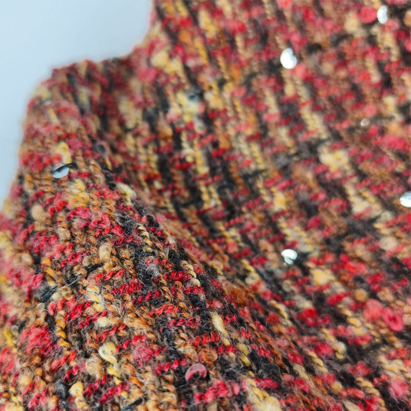 Red and Black Lattice Yarn-Dye - Sewing Tweed incelemesi ve fiyatı