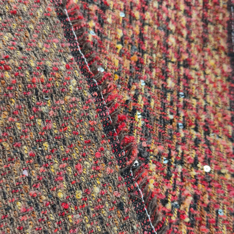 Red and Black Lattice Yarn-Dye - Sewing Tweed incelemesi ve fiyatı