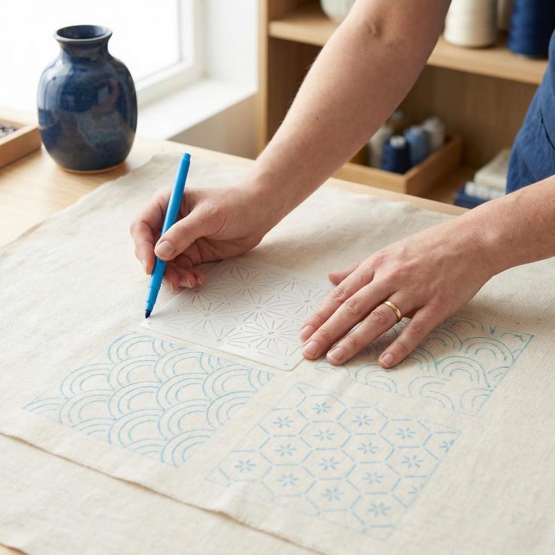Embroidery Stencil Template Se - Textile Sewing Patterns incelemesi ve fiyatı
