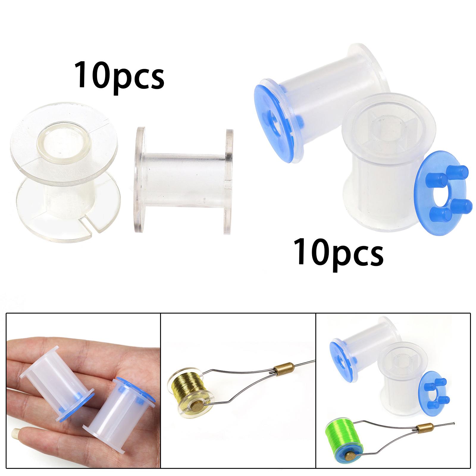 10Pcs Fly Tying Bobbin Spools  - Thread Bobbins Empty incelemesi ve fiyatı