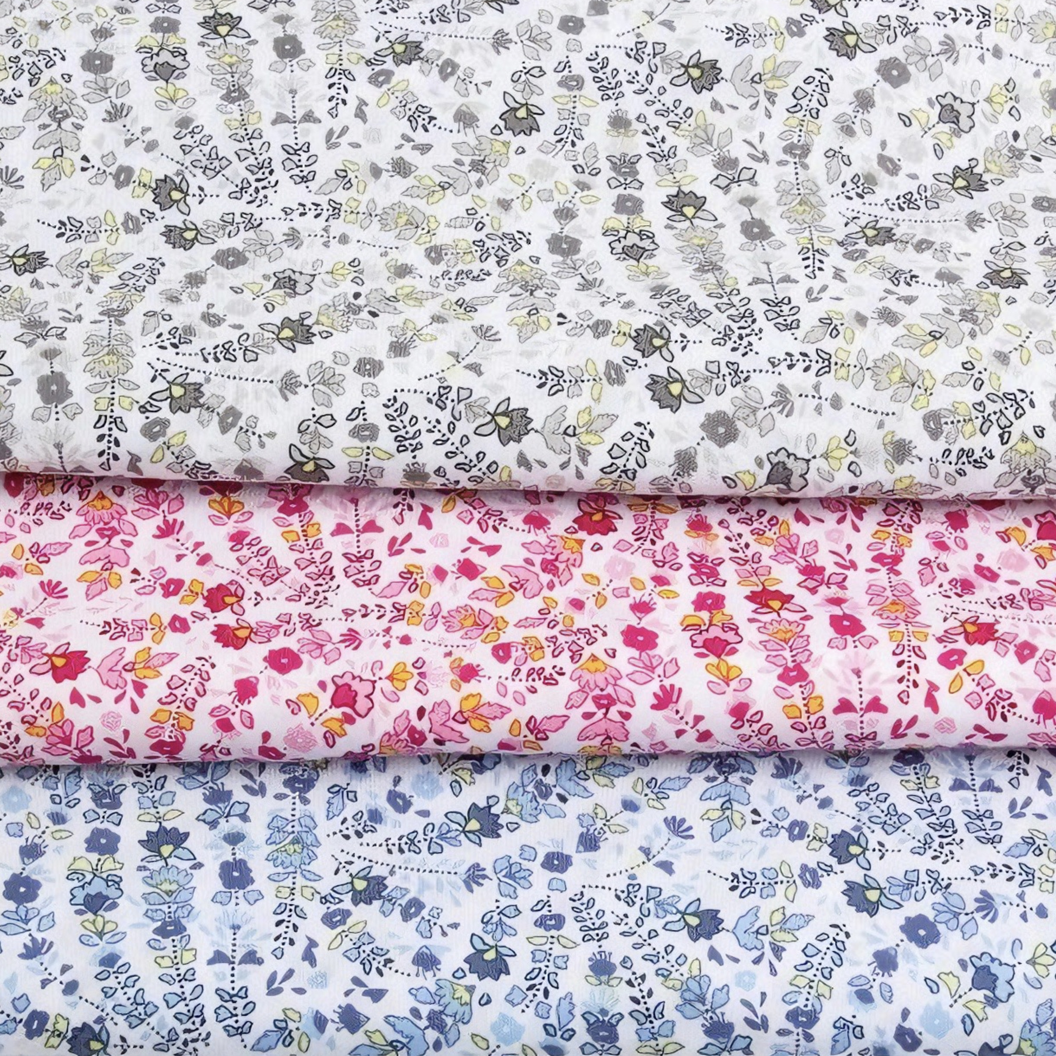 Vintage Floral Printed Fabric  - Vintage Sewing Textile incelemesi ve fiyatı
