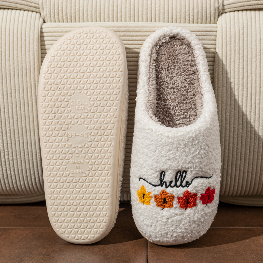 Winter Women's Slippers Indoor - Sewing Fabric incelemesi ve fiyatı