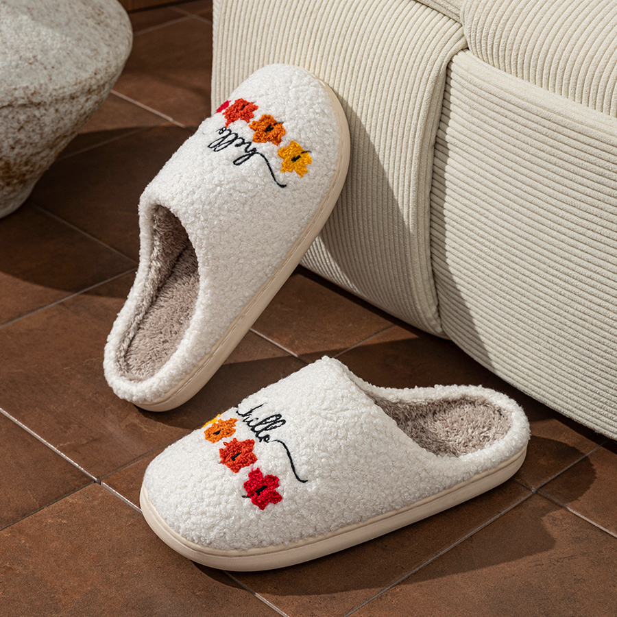 Winter Women's Slippers Indoor - Sewing Fabric incelemesi ve fiyatı
