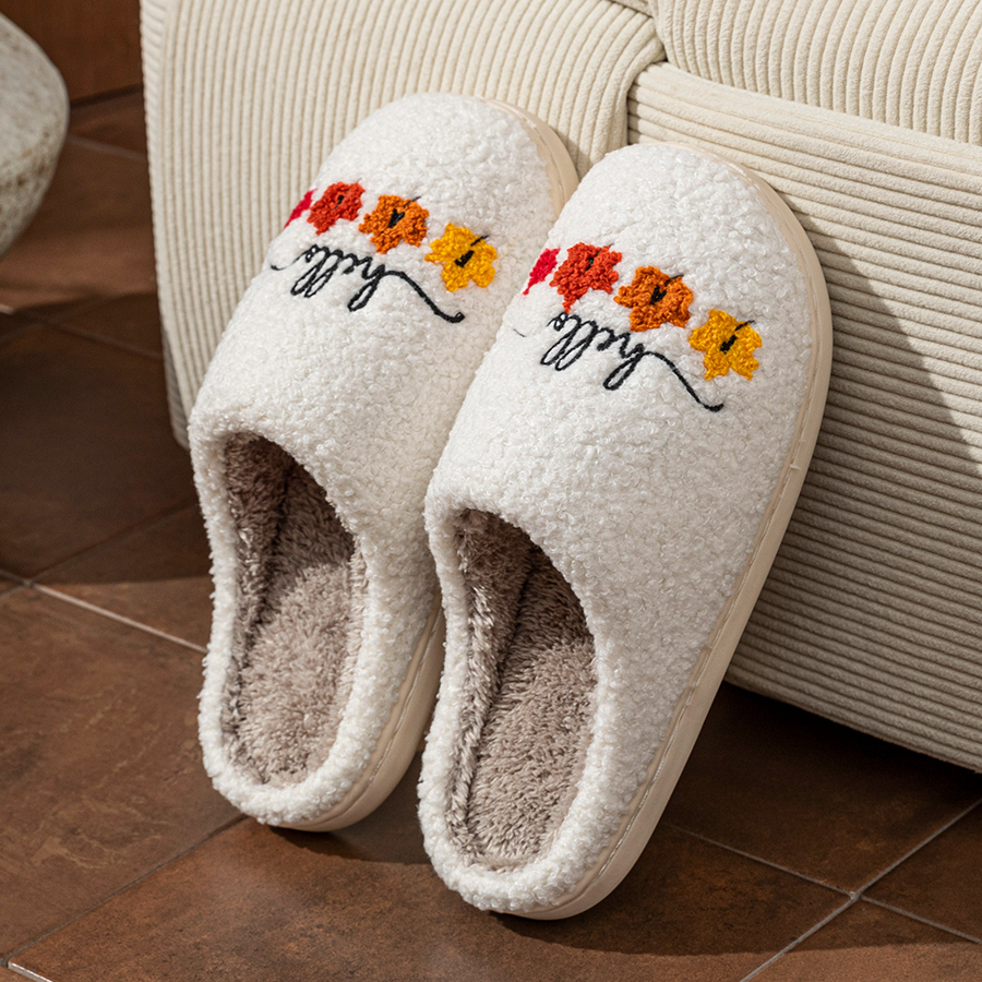 Winter Women's Slippers Indoor - Sewing Fabric incelemesi ve fiyatı
